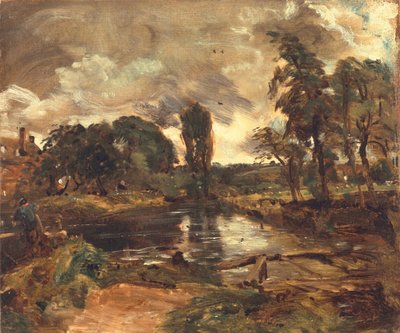 Flatford Mill from the Lock, c.1811 by John Constable